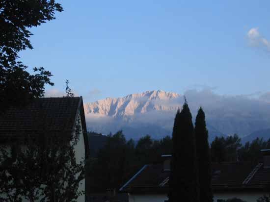 Abendstimmung in Burgrain