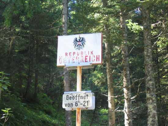 Grenzöffnungszeiten nach Österreich